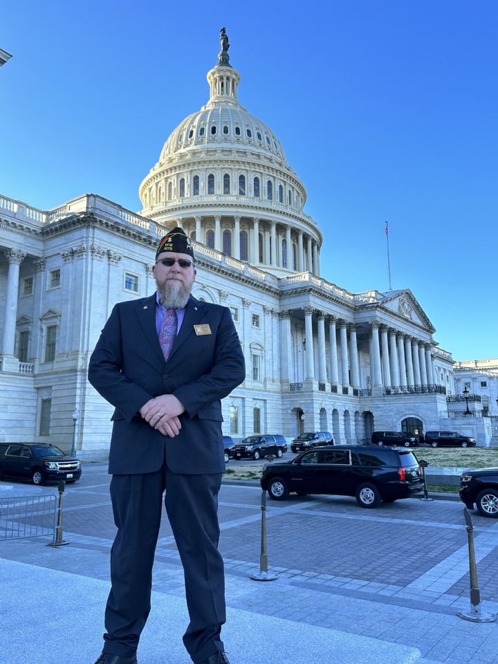 Commander Taylor was honored to attend the VFW Legislative Conference in Washington DC along with VFW Department of Michigan Leadership and Legislative Representatives March 4-9, 2023. 